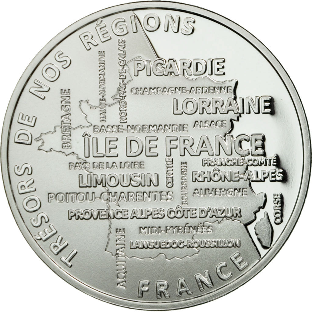 France, Medal, Régions de France, Guyane, MS(65-70), Silver