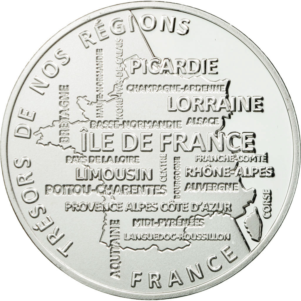 France, Medal, Régions de France, Corse, MS(65-70), Silver