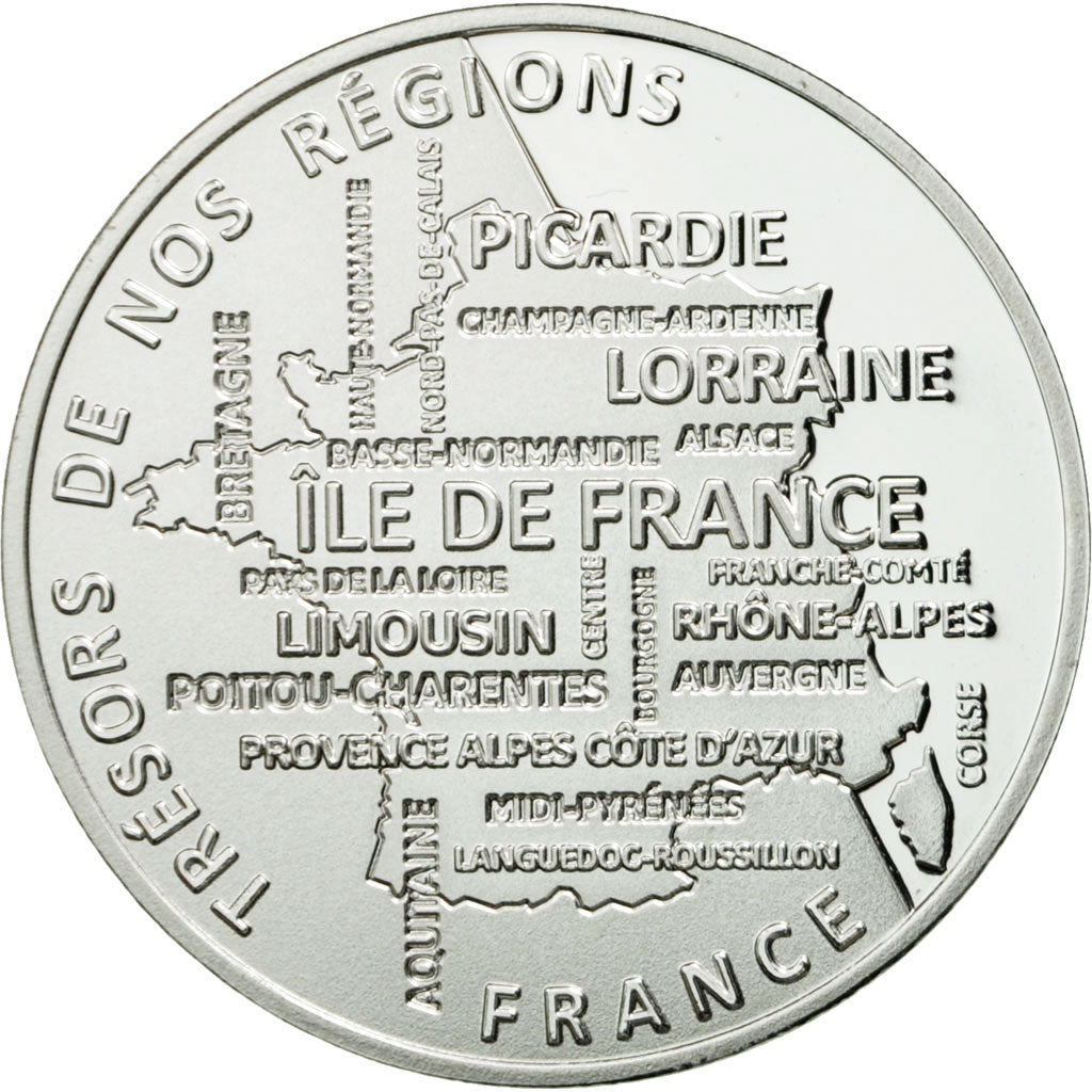 France, Medal, Régions de France, Alsace, MS(65-70), Silver