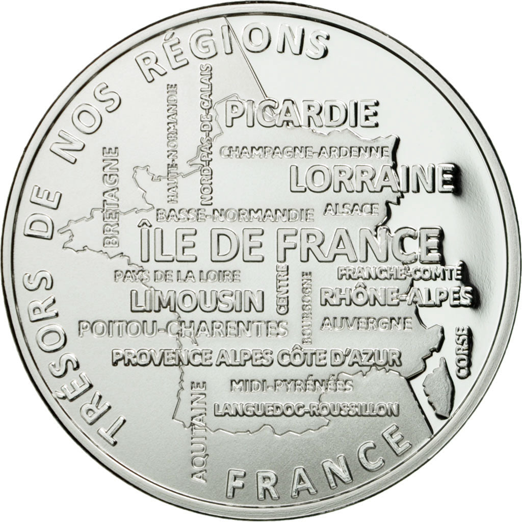 Francia, medalla, Régions de France, Pays de la Loire, FDC, Plata