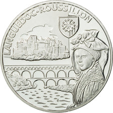 Frankreich, Medaille, Régions de France, Languedoc-Roussillon, STGL, Silber