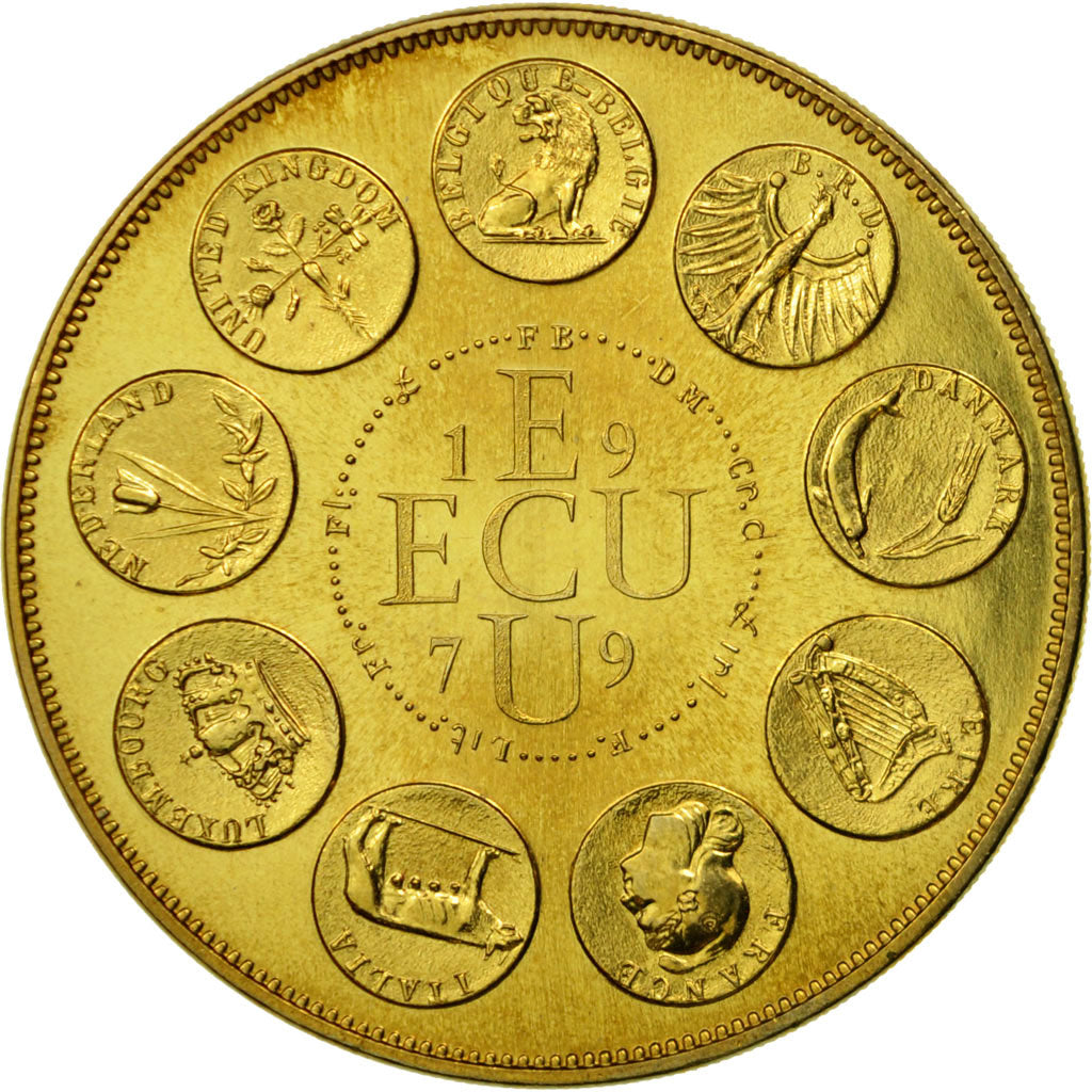 France, Médaille, Ecu Europa, 1979, Rodier, FDC, Bronze