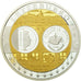 Lussemburgo, medaglia, L'Europe, 2002, FDC, Argento