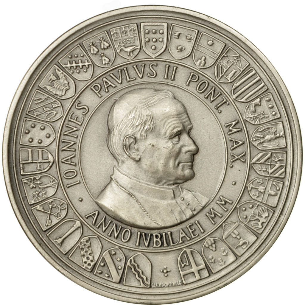 Vatican, Medal, Jean-Paul II, Jubilé, 2000, MS(65-70), Silver