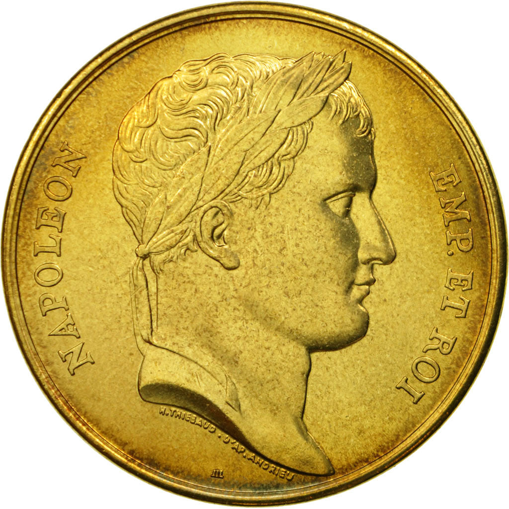 France, Médaille, Le sacre de Napoléon Ier par Pie VII, Thiébaud, SPL+
