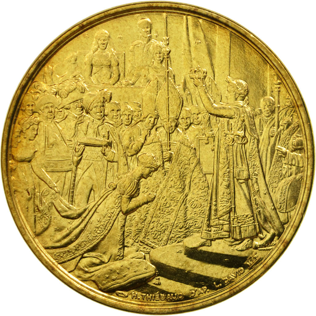 France, Médaille, Le sacre de Napoléon Ier par Pie VII, Thiébaud, SPL+