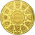 Frankrijk, Medaille, L'Europe, La Semeuse, 2001, FDC, Gilt Bronze