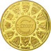 France, Médaille, L'Europe, La Semeuse, 2001, FDC, Gilt Bronze