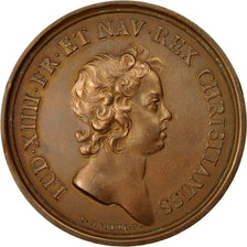 France, Médaille, Louis XIV, Marine Royale, Dunkerque, Mauger, Refrappe, SPL