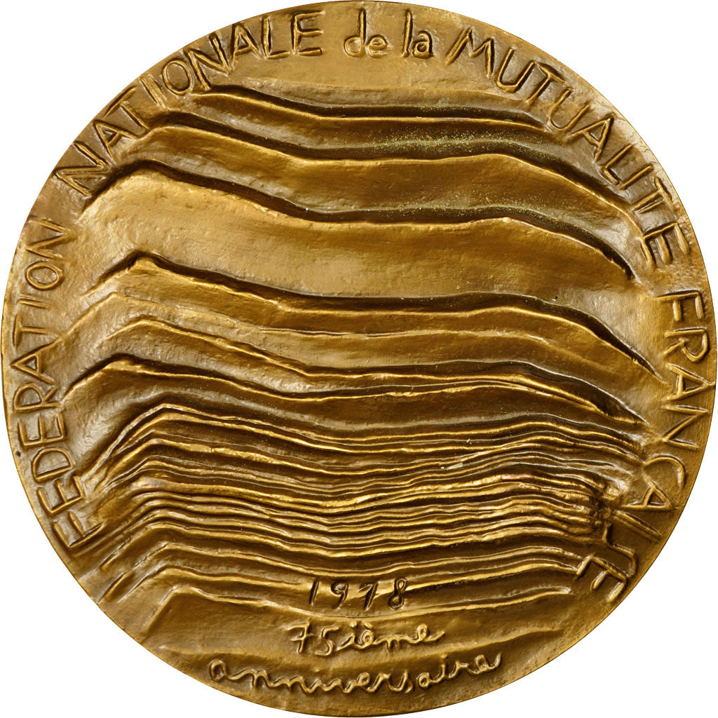 France, Medal, fédération Nationale de la Mutualité Française, 1978, MS(64)
