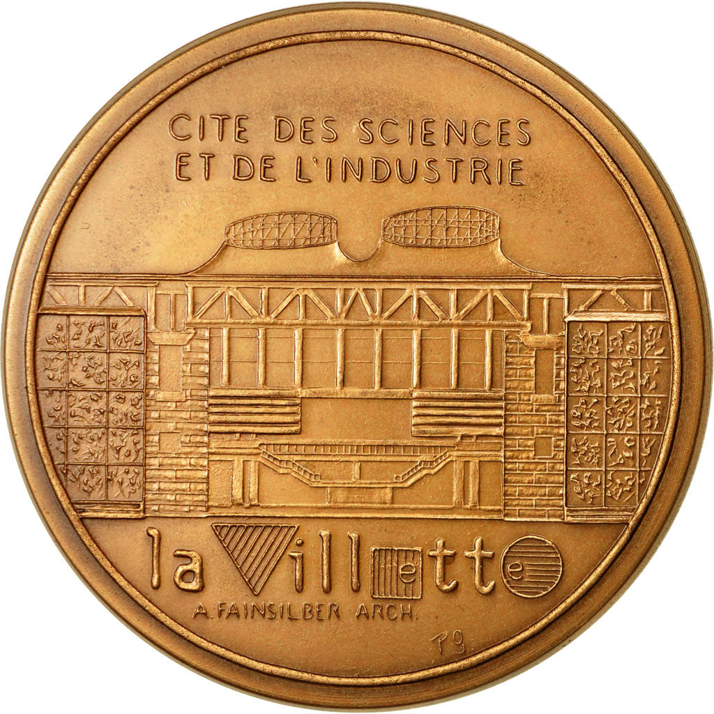 France, Medal, Cité des Sciences et de l'Industrie, La Villette, 1985
