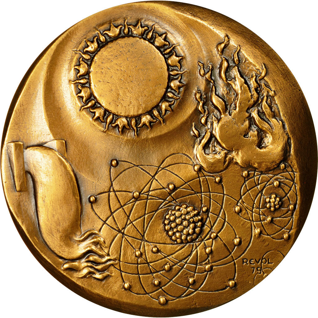 France, Medal, EDF, 1979, Revol, AU(55-58), Bronze