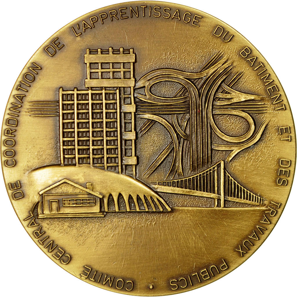 France, Medal, Rencontre Européenne pour la Formation BTP, Auxerre, 1989