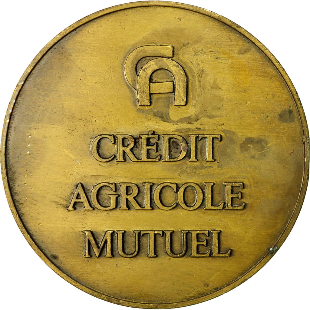 Frankreich, Medaille, Banque, Crédit Mutuel Agricole, SS+, Bronze