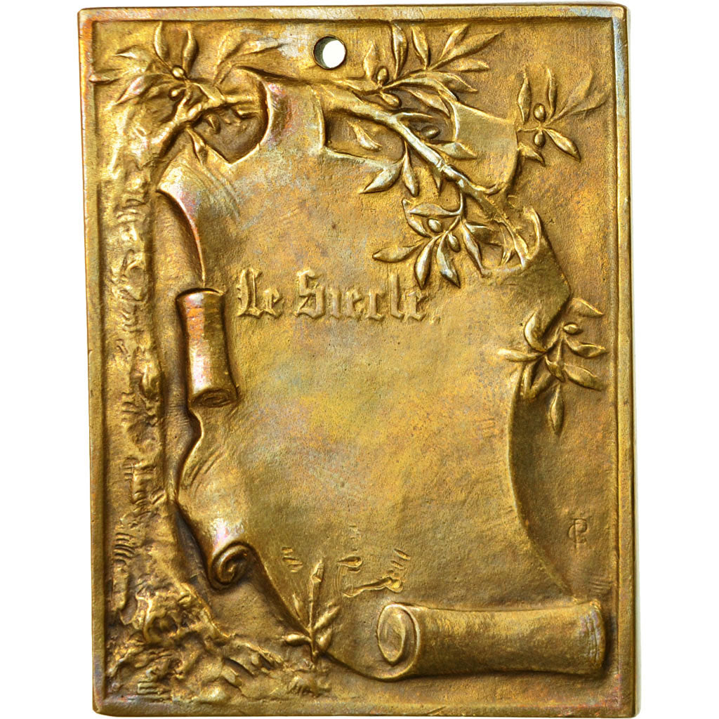 Francia, medalla, Entente Cordiale, Le siècle, 1903, Grégoire, MBC+, Bronce