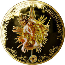 Vatican, Medal, Religion, Jésus, 2015, MS(65-70), Copper Gilt