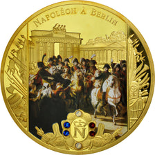 France, Medal, Napoléon Ier à Berlin, MS(65-70), Copper Gilt