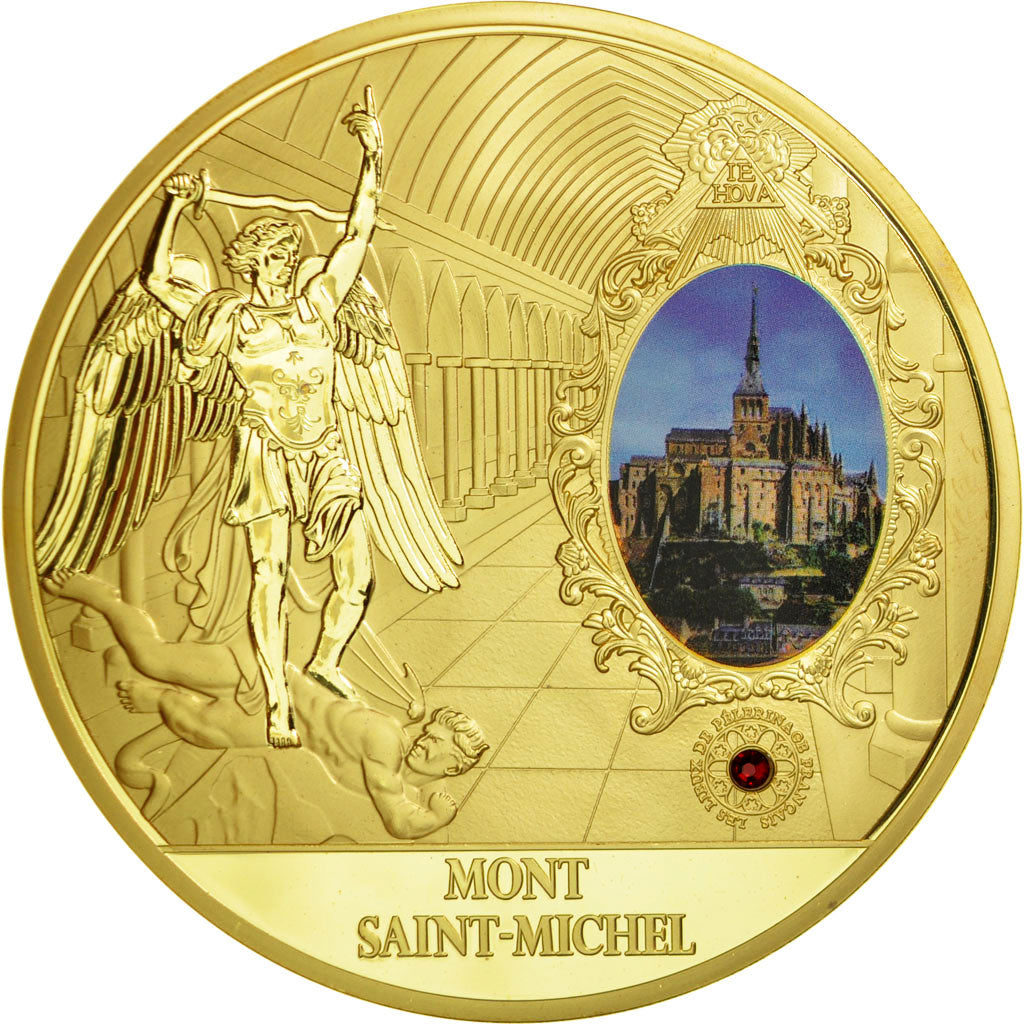 France, Medal, Mont Saint Michel, Lieu de Pélerinage Français, 2016