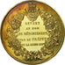 Francia, medaglia, XIXème, Médecine, Vaccine Rappel de Médaille d'Or, Seine