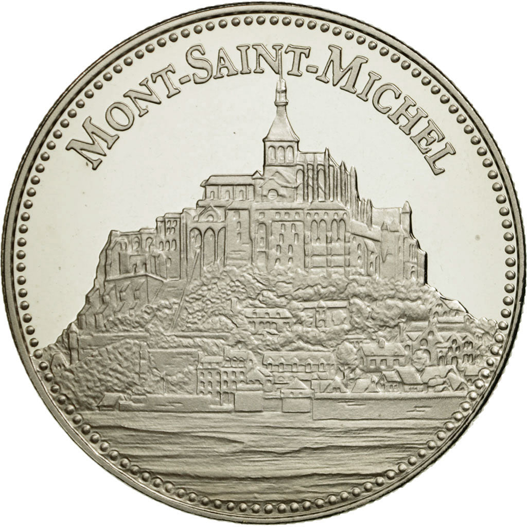 France, Médaille, Le Mont Saint-Michel, FDC, Copper-nickel