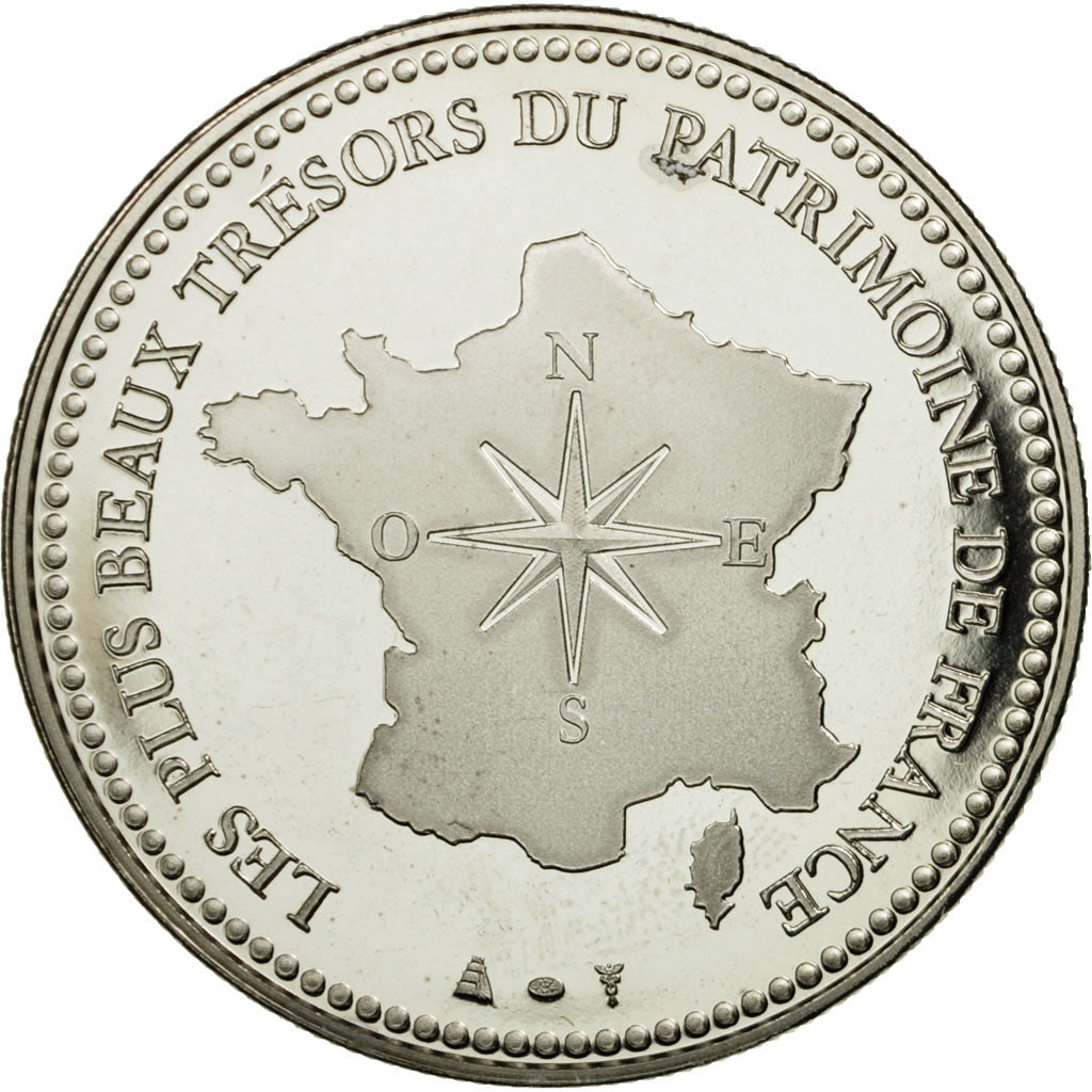 France, Médaille, Le Mont Saint-Michel, FDC, Copper-nickel