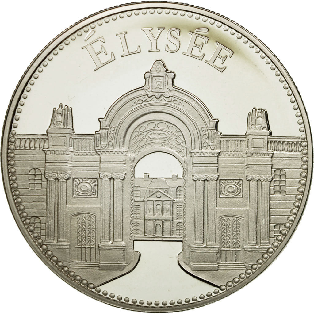 France, Médaille, Le Palais de l'Elysée, FDC, Copper-nickel