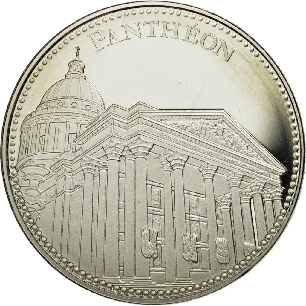 Francia, medaglia, Le Panthéon, FDC, Rame-nichel