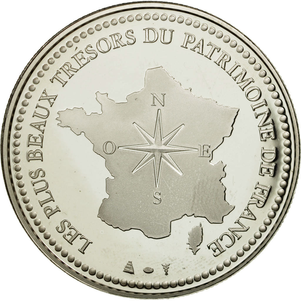 France, Médaille, La Pyramide du Louvre, FDC, Copper-nickel