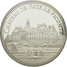 France, Médaille, Château de Vaux-le-Vicomte, FDC, Copper-nickel