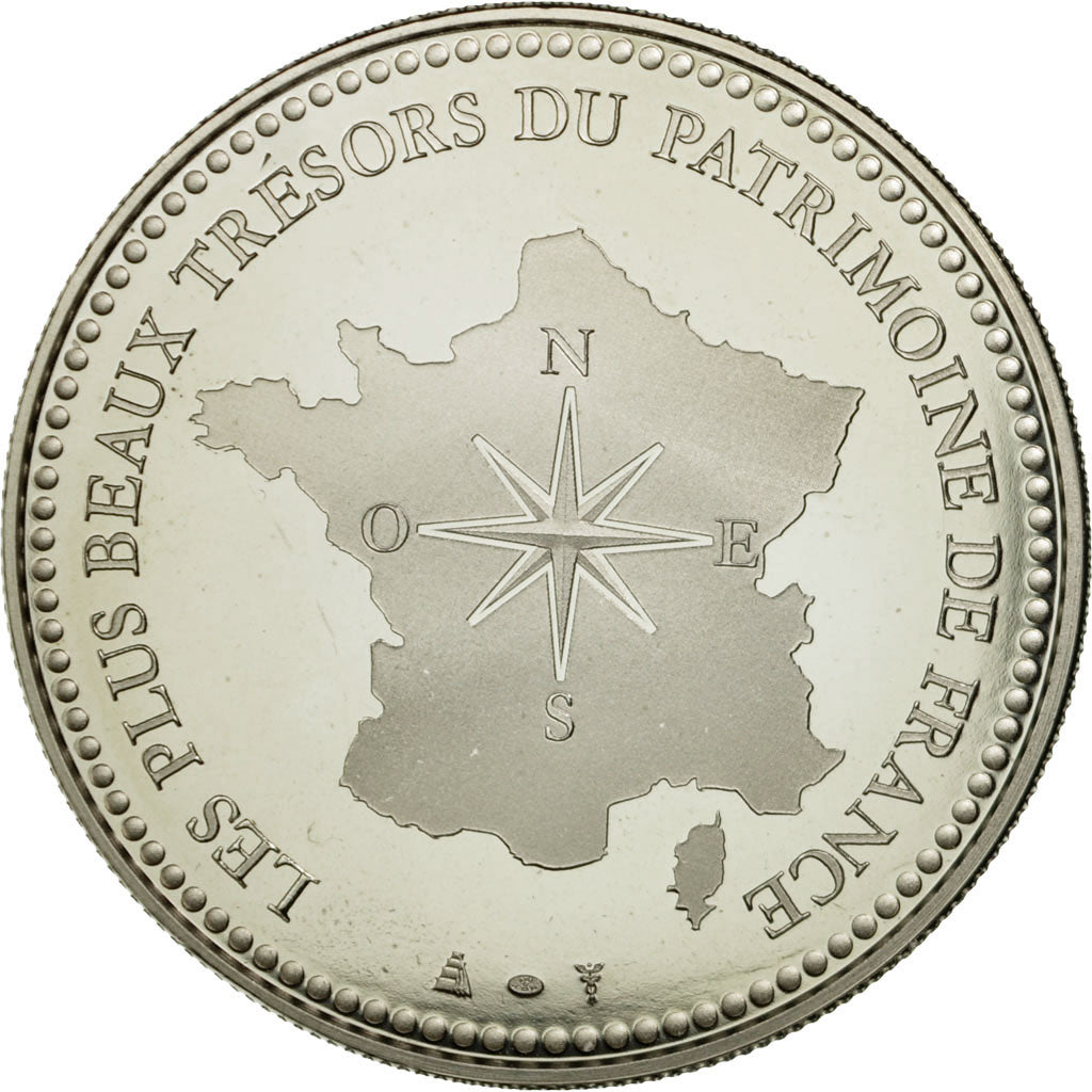 France, Médaille, Château de Chambord, FDC, Copper-nickel