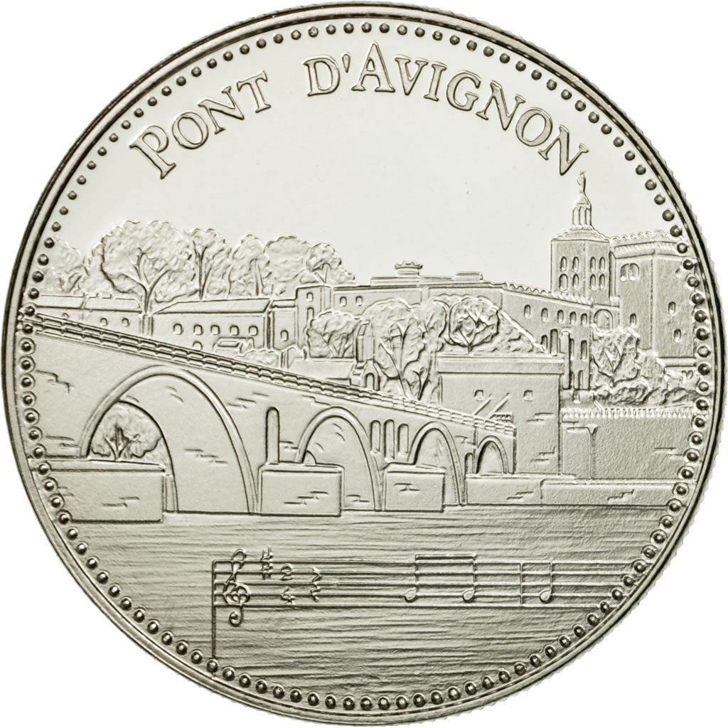 Francja, Medal, Les plus beaux trésors du patrimoine de France, Pont d'Avignon