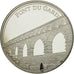 France, Medal, Pont du Gard, Nîmes, MS(65-70), Copper-nickel
