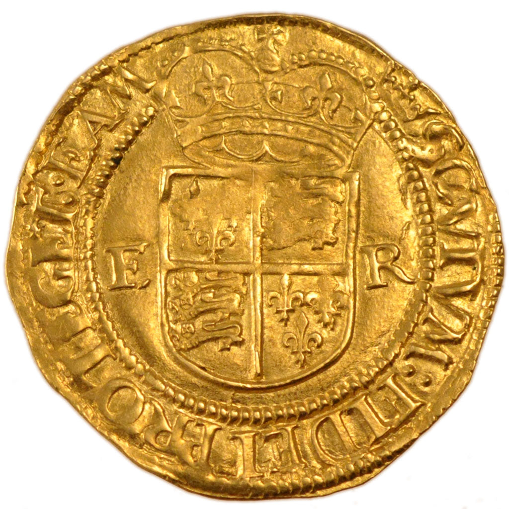 Great Britain, 1/2 Pound, AU(55-58), Gold, 5.60