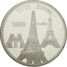 France, Medal, Paris - La Tour Eiffel, MS(65-70), Copper-nickel