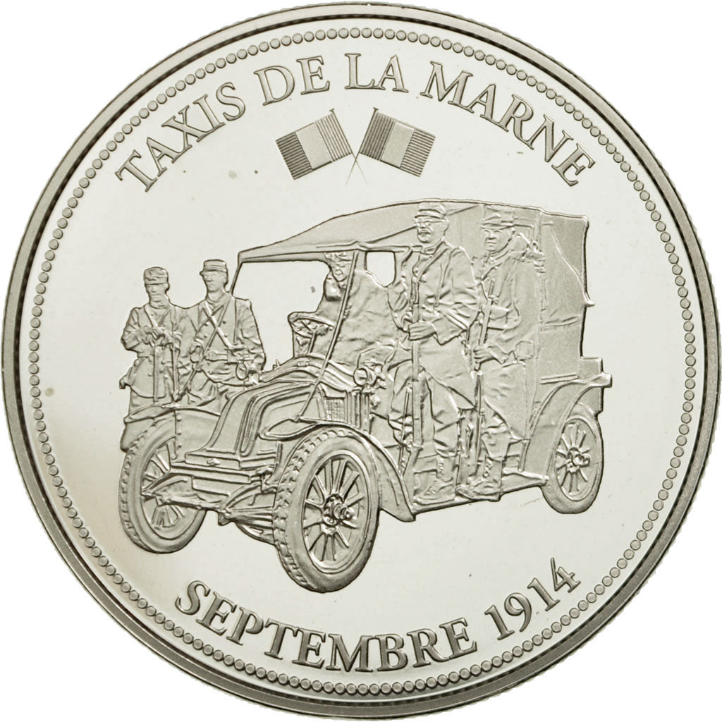 France, Medal, Première Guerre Mondiale, Taxis de la Marne, MS(65-70)