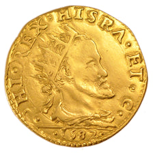 Italy, Doppia, 1582, Milan, AU(50-53), Gold, 6.30