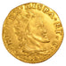 Italy, Doppia, 1582, Milan, AU(50-53), Gold, 6.30