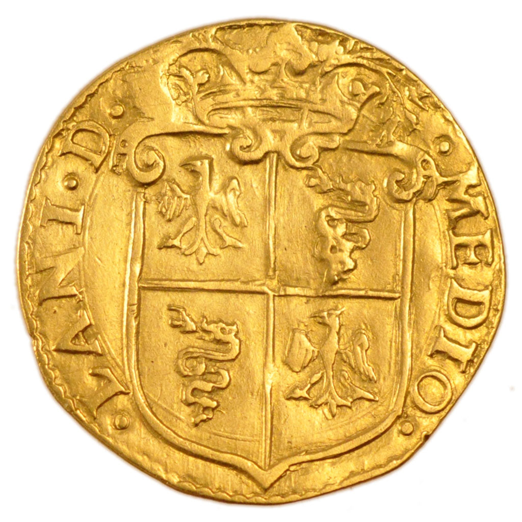 Italy, Doppia, 1582, Milan, AU(50-53), Gold, 6.30