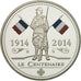 France, Medal, Centenaire de la Première Guerre Mondiale, MS(65-70)
