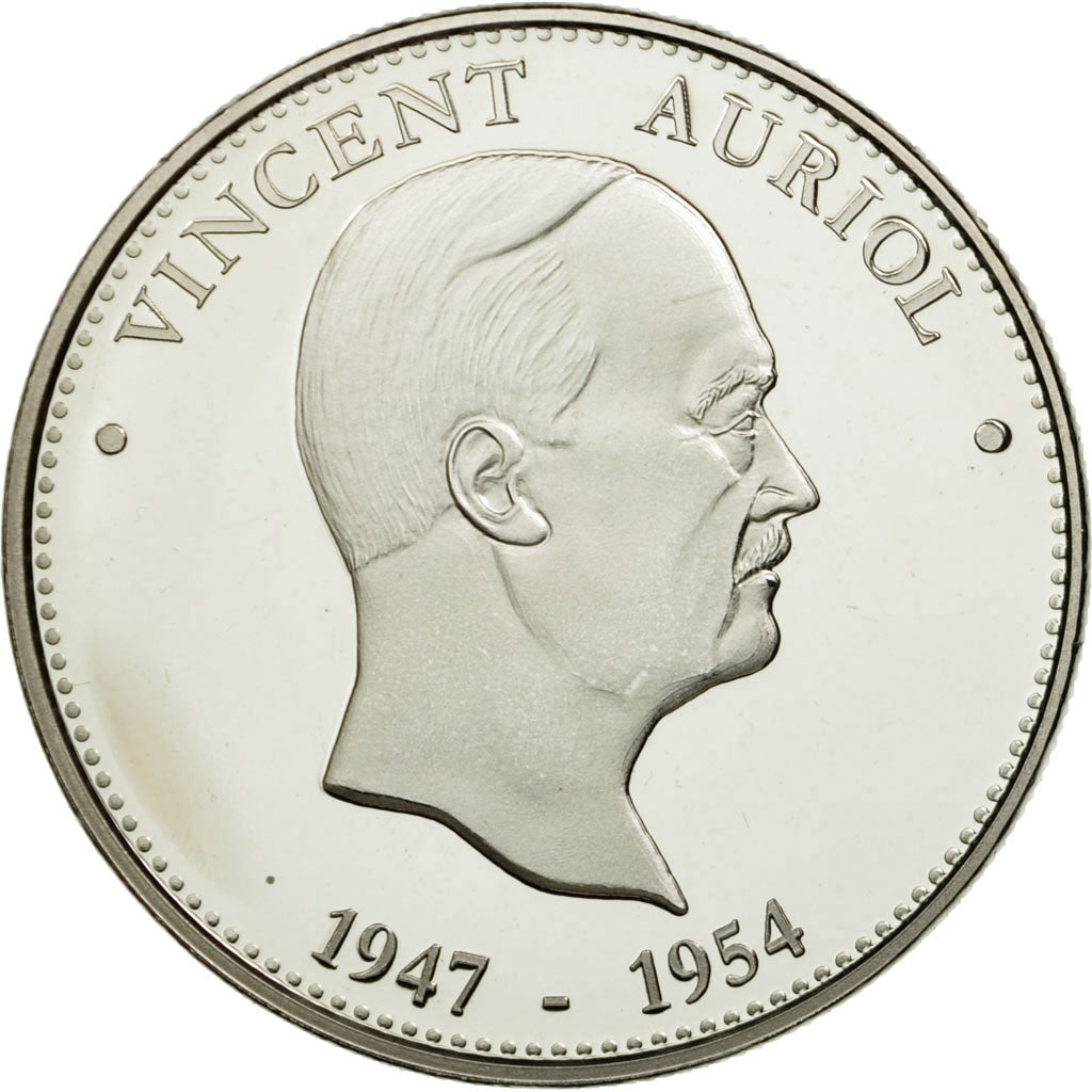 France, Médaille, Les Présidents de la République, Vincent Auriol, FDC