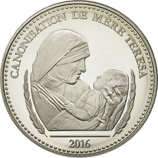 France, Medal, Canonisation de Mère Teresa, MS(65-70), Copper-nickel