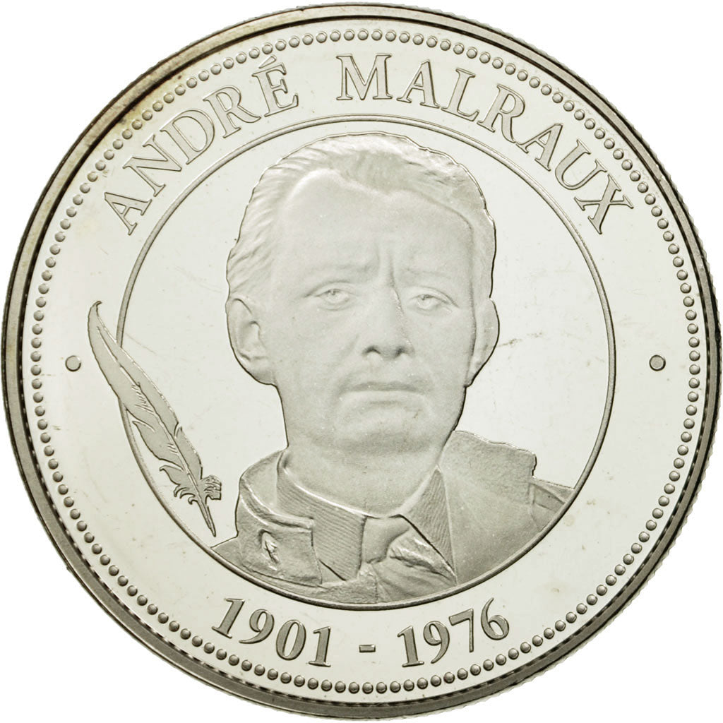 France, Medal, Collection Panthéon, André Malraux, MS(65-70), Copper-nickel