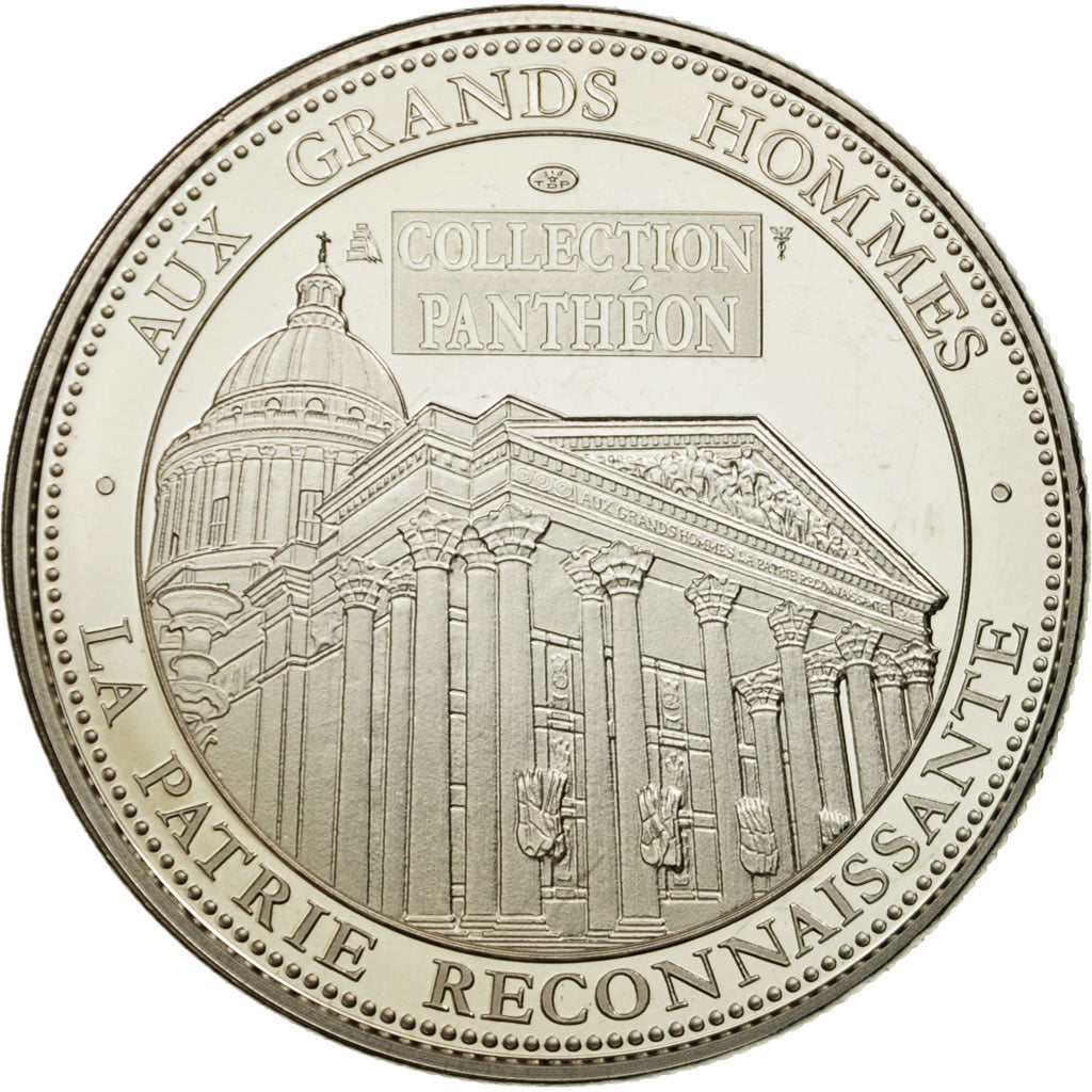 France, Medal, Collection Panthéon, André Malraux, MS(65-70), Copper-nickel
