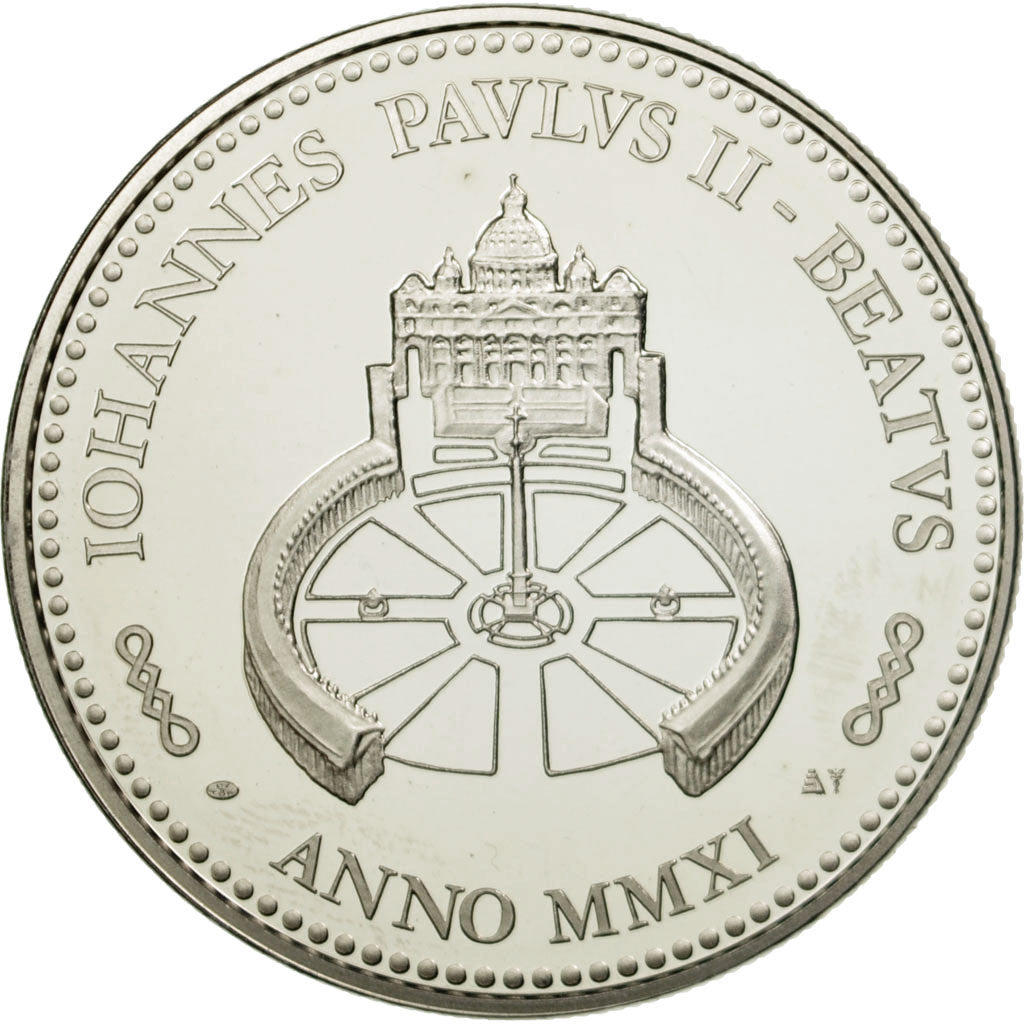 Vatikan, Medaille, Pape Jean Paul II, STGL, Copper-nickel