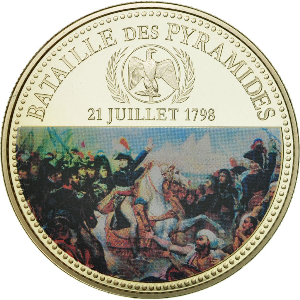 France, Médaille, Napoléon Bonaparte, Bataille des Pyramides(1798), FDC