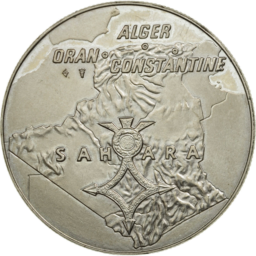 France, Medal, Hommage aux Combattants d'Algérie, MS(65-70), Copper-nickel