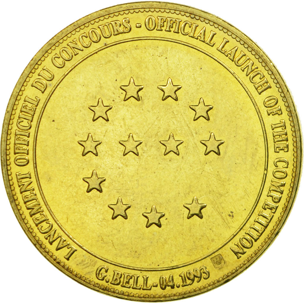 France, Medal, Europe, Compétition Graphique pour l'Euro, MS(65-70)