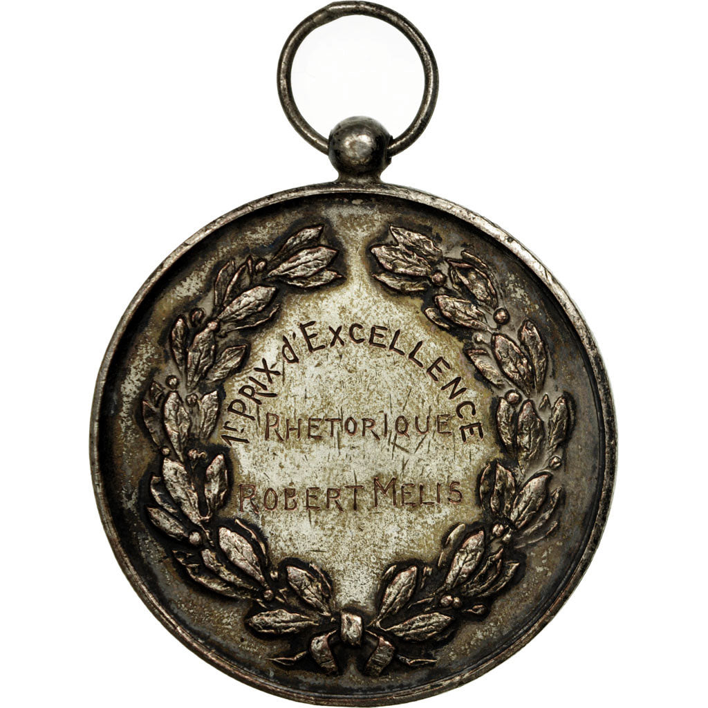 Belgium, Medal, Education, Institut S. Joseph, Grammont, fisch, EF(40-45)