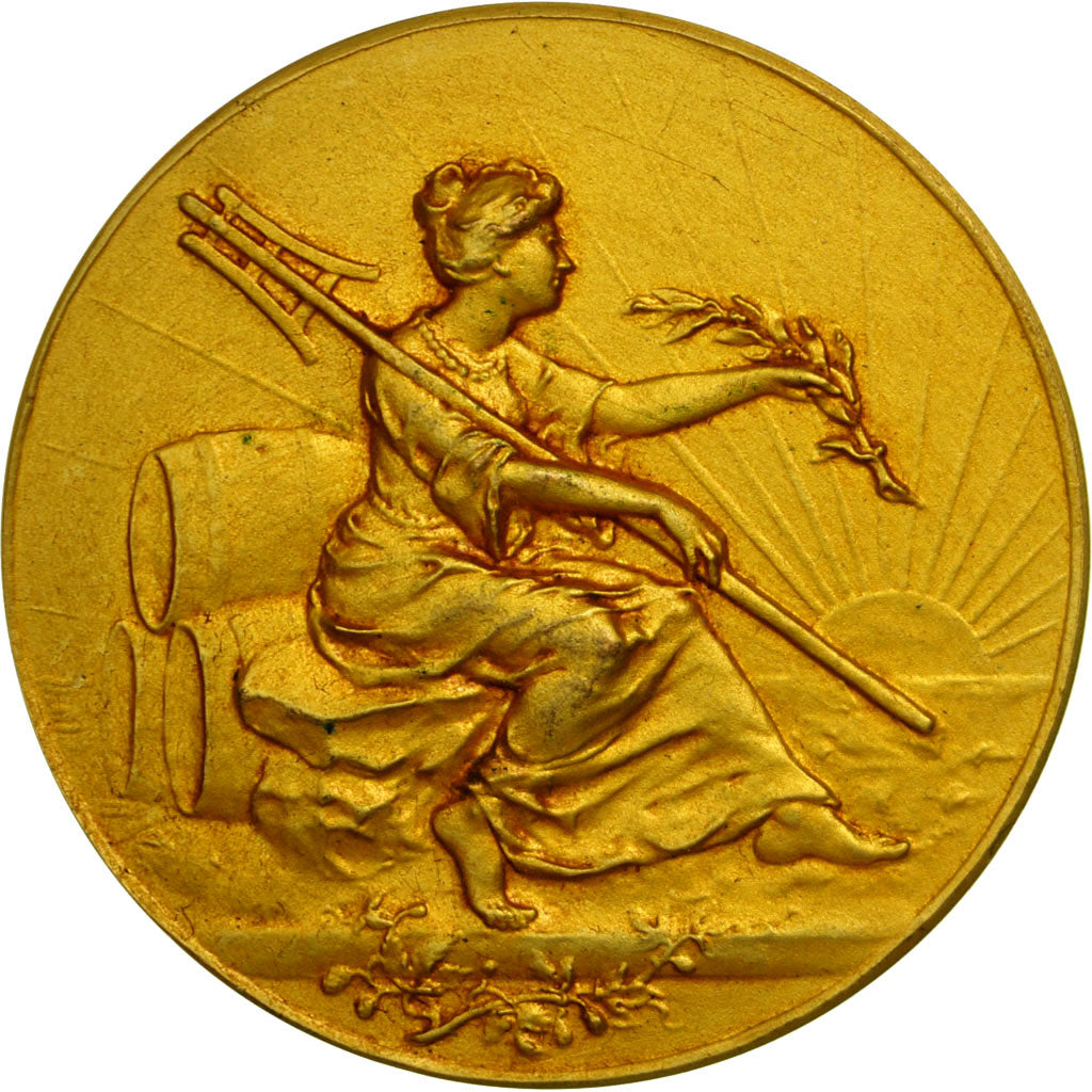 France, Medal, Corporation des Brasseurs du Nord de la France, AU(55-58), Gilt