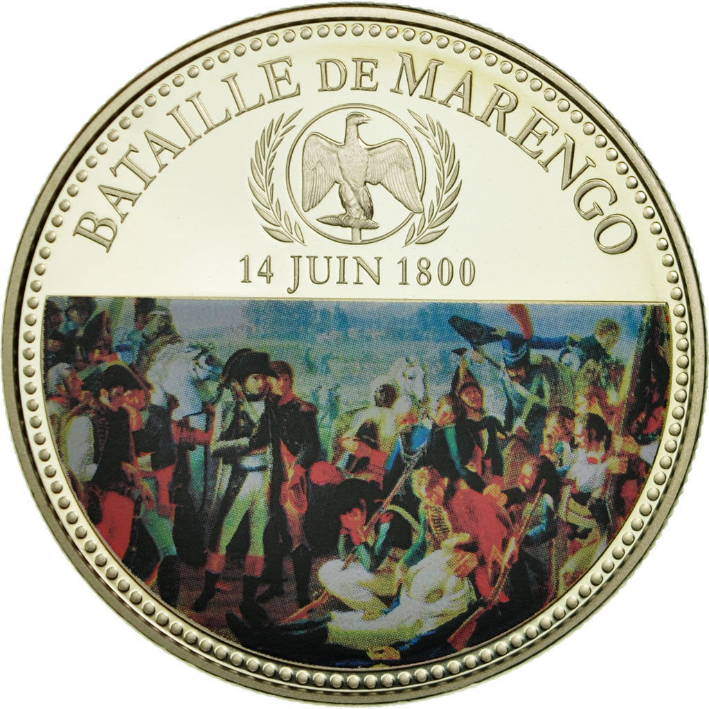 France, Medal, Napoleon Ier , Bataille de Marengo, MS(65-70), Copper-nickel